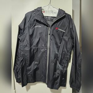 Eddie Bauer Black Windbreaker Jacket